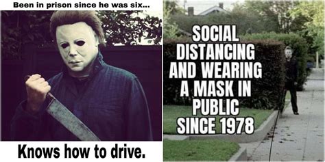 funny michael myers meme